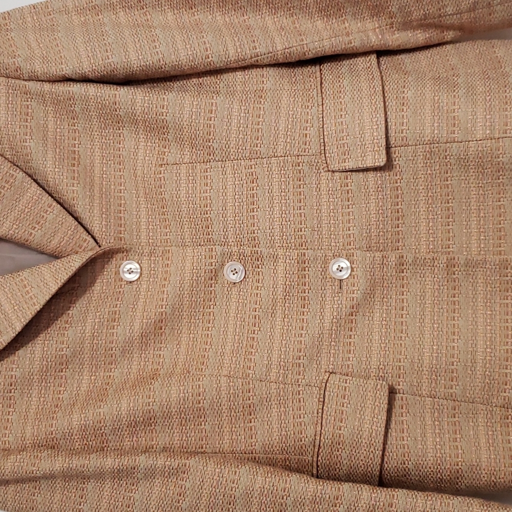 Le Suit Woven Blazer Peach Color View 2
